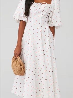 SELKIE LA FRAISE DAY DRESS SIZE M